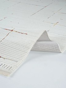 Stewehome Χαλί σαλονιού από πολυεστερικό ύφασμα με υφαντή βάση και μοντέρνο σχέδιο 100x200x6 cm