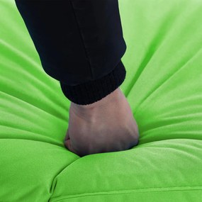 vidaXL Ξαπλώστρα Πτυσσόμενη Πράσινη από Ύφασμα Oxford