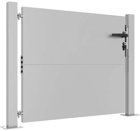 vidaXL Πόρτα Κήπου 100x100 εκ. από Ατσάλι Corten