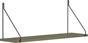 ΡΑΦΙ ΤΟΙΧΟΥ AGILAN ΜΕΛΑΜΙΝΗΣ HM9183.12 OLIVE GREY 72x20x27Y εκ.