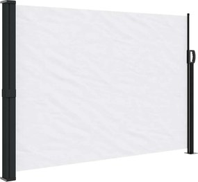 vidaXL Σκίαστρο Πλαϊνό Συρόμενο Λευκό 140 x 600 εκ.