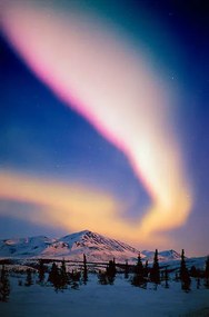 Φωτογραφία Τέχνης USA, Alaska, Alaskan Range, Aurora Borealis, Johnny Johnson, (26.7 x 40 cm)