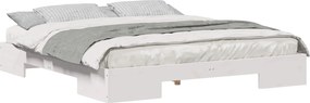 vidaXL Σκελετός Κρεβατιού Λευκό 180 x 200 cm