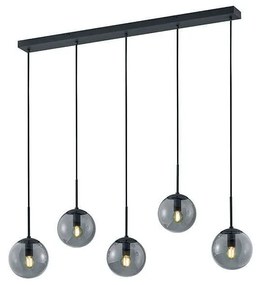 Φωτιστικό Οροφής - Ράγα Balini 308500542 Anthracite Trio Lighting Μέταλλο,Γυαλί