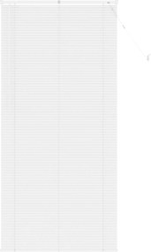 vidaXL Βενετσιάνικη Σκίαση Λευκός 213 x 80 εκ PVC