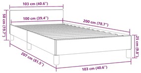 ΣΚΕΛΕΤΟΣ ΚΡΕΒΑΤΙΟΥ ΧΩΡΙΣ ΣΤΡΩΜΑ ΠΡΑΣΙΝΟ 100X200 ΕΚ. ΥΦΑΣΜΑΤΙΝΟ 347398