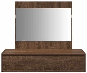 vidaXL Τραπέζι περιποίησης Καφέ 83 x 40 x 70 εκ Επεξεργασμένο ξύλο