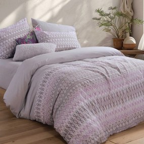 Σεντόνια Μονά (Σετ) Nef-Nef Homeware Smart Avion Grey Γκρι ΧΩΡΙΣ ΛΑΣΤΙΧΟ 170x270