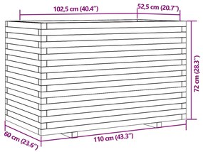 ΖΑΡΝΤΙΝΙΕΡΑ ΚΑΦΕ ΚΕΡΙΟΥ 110X60X72 ΕΚ. ΑΠΟ ΜΑΣΙΦ ΞΥΛΟ ΠΕΥΚΟΥ 3282651