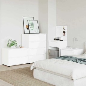 vidaXL Ντουλάπι αποθήκευσης Λευκό 80 x 48 x 57 εκ Επεξεργασμένο ξύλο