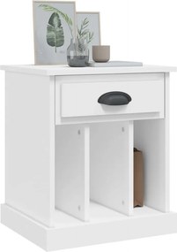 vidaXL Κομοδίνα 2 τεμ. Λευκά 43x36x50 εκ.