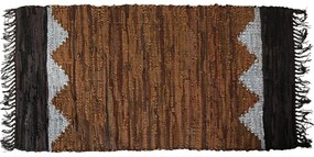 Δερμάτινο Χαλί 120x180cm LEAΤΗΕR CUΤ SΗUΤΤLΕ ΕΜΠΡΙΜΕ-9 San Lorentzo 1376E 09