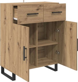 vidaXL Πλαϊνό γραφείο Artisan Oak 69,5 x 34 x 90 εκ.
