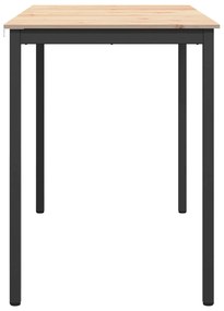 vidaXL Τραπέζι μπαρ Φυσικό 110 x 55 x 105 εκ. Στερεά ξυλεία πεύκου