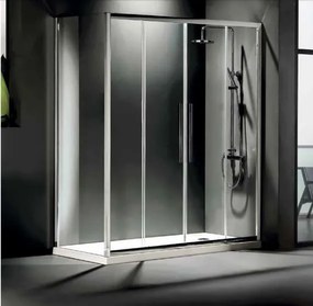Συρόμενη πόρτα ντουζιέρας Devon Flow Slider II-157 - 161-Chrome