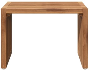 vidaXL Τραπεζάκι Κήπου 50x32.5x35 cm Μασίφ ξύλο teak