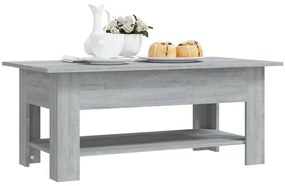 vidaXL Τραπεζάκι Σαλονιού Γκρι Sonoma 102x55x42 εκ. Επεξεργασμένο Ξύλο