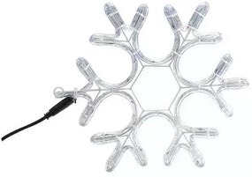 Χιονονιφάδα Led Θερμό Φως με καλώδιο - Christmas snowflake light LED