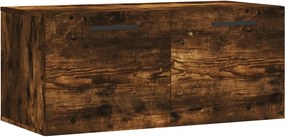vidaXL Ντουλάπι Τοίχου Καπνιστή Δρυς 80x36,5x35 εκ. Επεξεργασμένο Ξύλο
