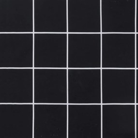 vidaXL Μαξιλάρι Παλέτας Μαύρο Καρό 60 x 60 x 8 εκ. Ύφασμα Oxford