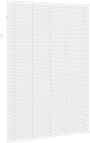 vidaXL Βενετσιάνικη Σκίαση Λευκός 213 x 150 εκ 25 mm PVC