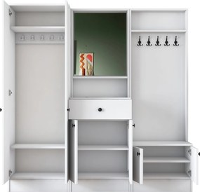 Έπιπλο Εισόδου Λευκό M3 179,4x37,3x182,8