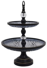 Ορντερβιέρα 2 Θέσεων 373-223-977 Grey Metal, Glass