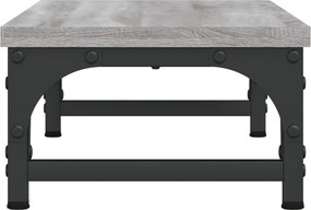 vidaXL Βάση Οθόνης Γκρι Sonoma 55 x 23 x 14 εκ. από Επεξεργασμένο Ξύλο