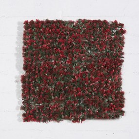 Supergreens Τεχνητή Φυλλωσιά Moss "Rubrimossia" Κόκκινη 50x50 εκ