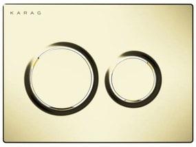 Karag O230-021 Olimpos Πλακέτα Καζανακίου Διπλής Λειτουργίας Gold Matt