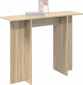 vidaXL Τραπέζι κονσόλας Sonoma Δρυς 100 x 30 x 75 εκ