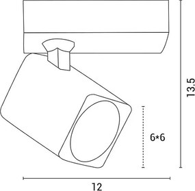 Σποτ Μονόφωτο Eurolamp 145-25021