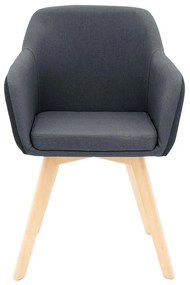 Καρέκλα - Πολυθρόνα Safira PU ύφασμα μαύρο-φυσικό 57x58x84εκ 2αδα 57x58x84 εκ.