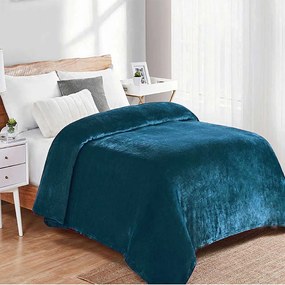 Κουβέρτα Fleece 03 Petrol DimCol Single 160x220cm Polyester