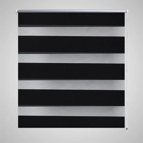 Σύστημα Σκίασης Ρόλερ Zebra Μαύρο 120 x 230 εκ. - Μαύρο