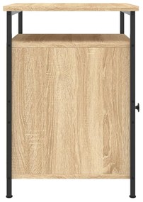 vidaXL Κομοδίνο Sonoma Δρυς 40 x 42 x 60 εκ. από Επεξεργασμένο Ξύλο