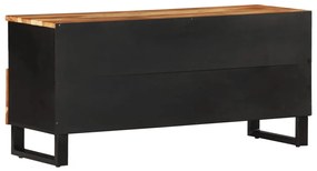 vidaXL Έπιπλο Τηλεόρασης 100x33x46 εκ. Μασίφ Ξύλο Ακακίας &amp; Επεξ. Ξύλο