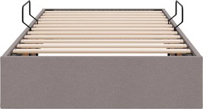 vidaXL Κρεβάτι Οθωμανικού Τύπου Taupe 100 x 200 cm ύφασμα