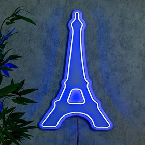 Διακοσμητικό Φωτιστικό Τοίχου Eiffel Tower Paris 395NGR2491 28x55,5cm Led 36W Blue Wallity