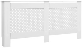 vidaXL Κάλυμμα Καλοριφέρ Λευκό 172 x 19 x 81,5 εκ. από MDF