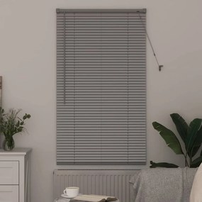 vidaXL Βενετσιάνικες Ρόδες Ασημί 130 x 70 εκ Αλουμίνιο