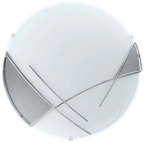 Φωτιστικό Οροφής Raya 89758 White-Silver Eglo Metal, Glass