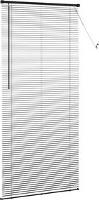 vidaXL Βενετσιάνικη Σκίαση Μαύρο 213 x 100 εκ PVC