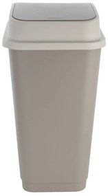 ESTIA ΚΑΔΟΣ ΑΠΟΡΡΙΜΜΑΤΩΝ FLIPTOP ΠΛΑΣΤΙΚΟΣ 50lt ΓΚΡΙ