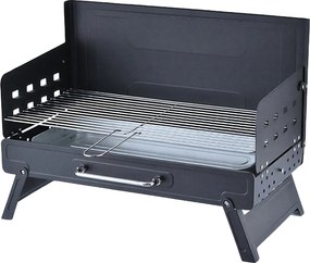 Φορητή Ψησταριά BBQ  INFERNO Μέταλλο 50x27x43cm