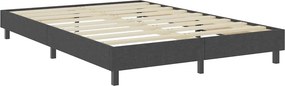 vidaXL Πλαίσιο Κρεβατιού Boxspring Γκρι 180 x 200 εκ. Υφασμάτινο