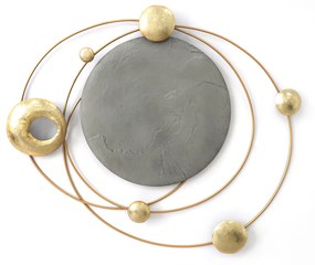 Διακοσμητικό Τοίχου ArteLibre Κύκλοι Μέταλλο 99.5x80x8cm Arte-14710011