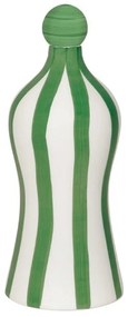 Διακοσμητικό Μπουκάλι Κεραμικό Lido RIG1505 11x26,4cm White-Green Zafferano Ceramic