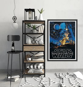 Πόστερ &amp;  Κάδρο Star Wars MV025 40x50cm Μαύρο Ξύλινο Κάδρο (με πόστερ)