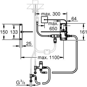 Σετ μετατροπής μπαταρίας κουζίνας Grohe